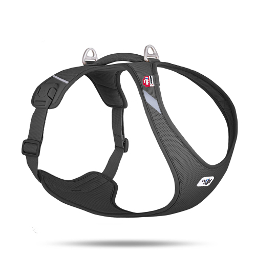 CURLI Postroj pro psy Belka Air-Mesh Black 3 XL, 22-31 kg
