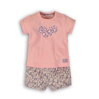 DIRKJE Set 2dílný C-SO SOFT HAPPINESS 74 Pink-Grey