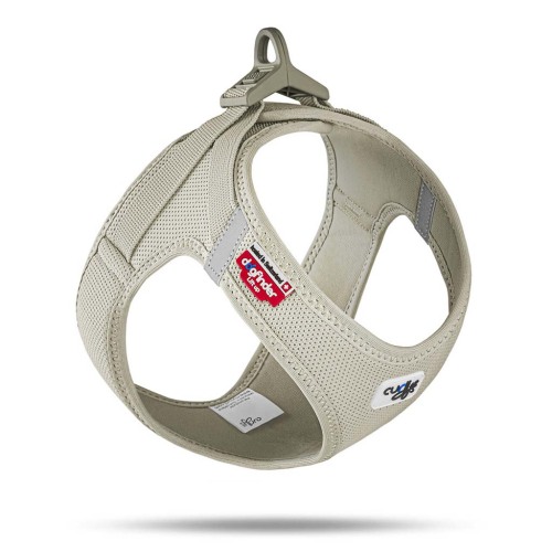 CURLI Postroj pro psy se sponou Air-Mesh Light Tan 3XS, 2-4 kg