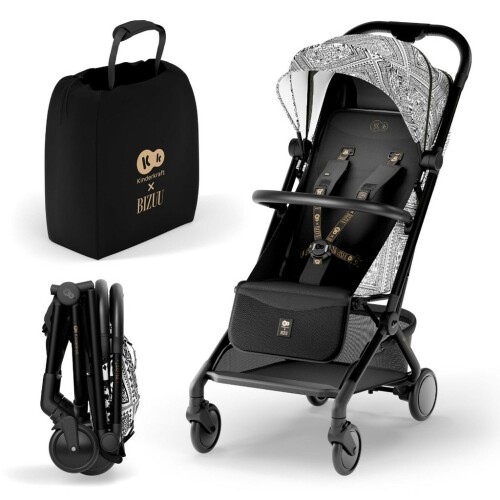 KINDERKRAFT Kočárek sportovní Pilot 2 Lunar Black Bizuu