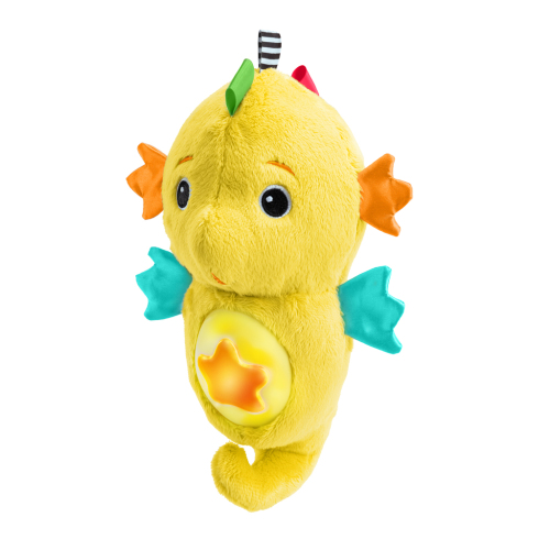BABY EINSTEIN Hračka uklidňující se senzorem pláče mořský koník žlutý Sea Dreams Seahorse™ 0m+