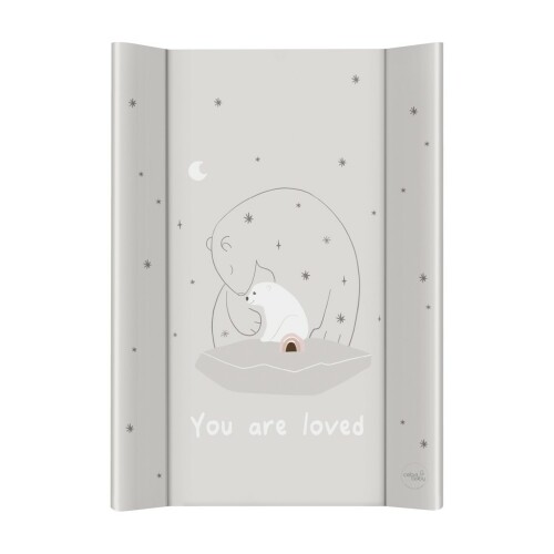 CEBA BABY Podložka přebalovací 2-hranná s pevnou deskou (50x70) Basic Polar Bears