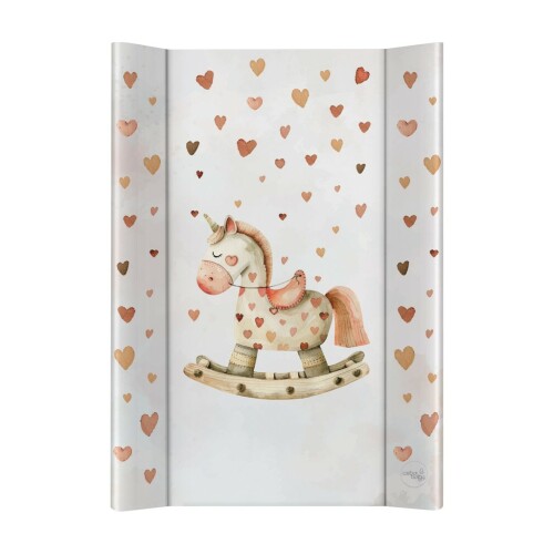 CEBA BABY Podložka přebalovací 2-hranná s pevnou deskou (50x70) Ultra Light Rocking Horse