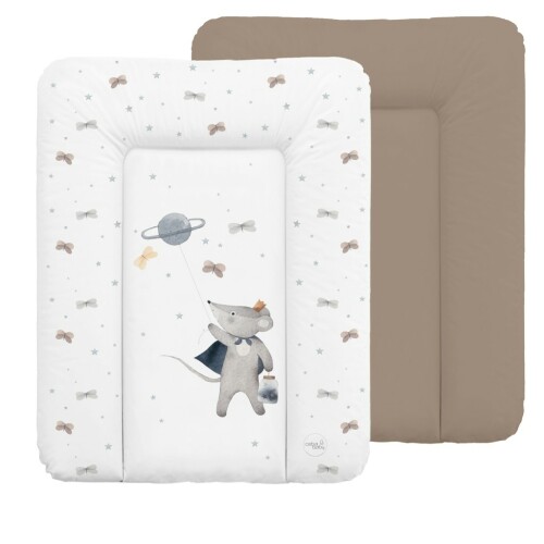 CEBA BABY Podložka přebalovací měkká malá (50x70) Basic Cosmic Mouse
