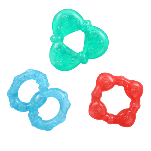 BRIGHT STARTS Kousátko plněné vodou tvary Stay Cool Teethers™ 3ks, 3m+