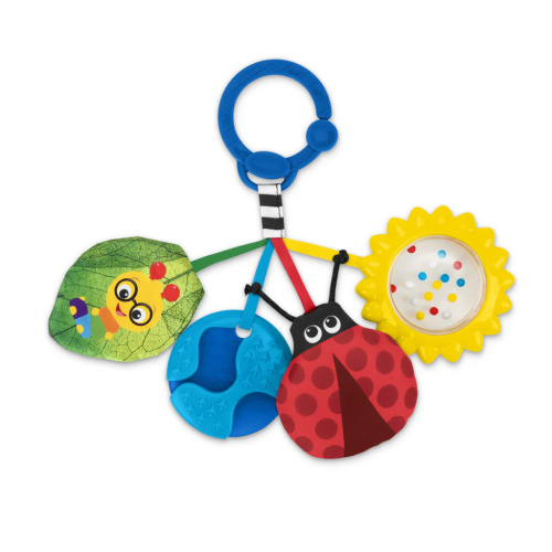 BABY EINSTEIN Hračka senzorická na C kroužku Touch of Nature™ 0m+