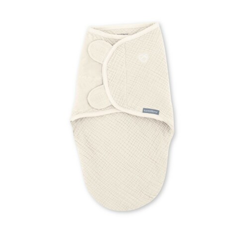 INGENUITY Zavinovačka SwaddleMe™ Ulitka mušelínová 1,5 TOG 0-3m Cream
