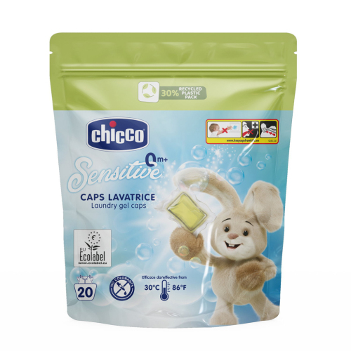 CHICCO Kapsle prací gelové Sensitive 20ks, 0m+