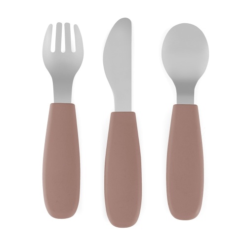 PETITE&MARS Sada příborů s nerezové oceli Take&Match Velvet Latte 12m+