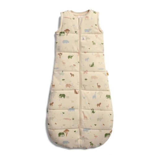 ERGOPOUCH Vak na spaní organická bavlna Jersey Savannah 3-12 m, 6-10 kg, 2,5 tog