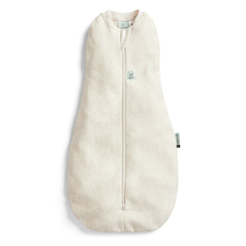 ERGOPOUCH Zavinovačka a vak na spaní 2v1 Cocoon Oatmeal Marle 0-3 m, 3-6 kg, 1 tog