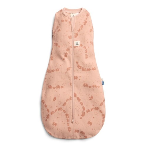 ERGOPOUCH Zavinovačka a vak na spaní 2v1 Cocoon Elephant Parade 6-12 m, 8-10 kg, 1 tog