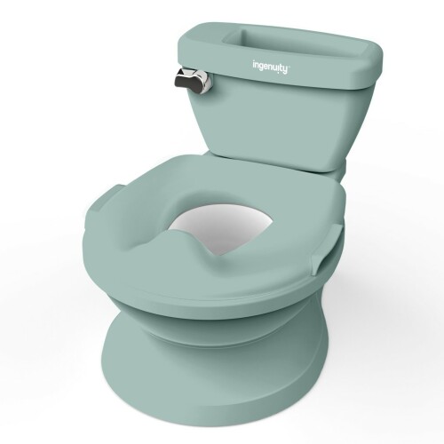 INGENUITY Toaleta dětská se zvukem My Size™ zelená