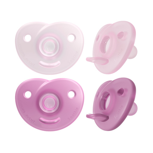 Philips AVENT Šidítko Soothie 0-6m dívka, 2 ks