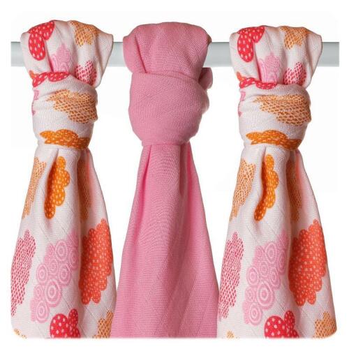 Bambusové pleny Heaven for Girls mix 70x70cm 3ks