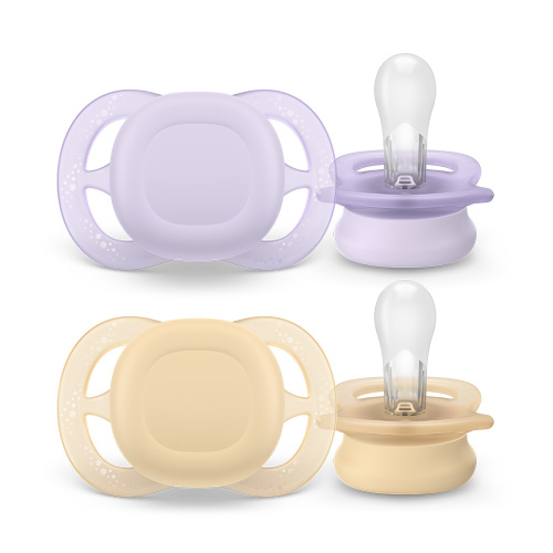 Philips AVENT Šidítko Ultrastart neutral 0-2m dívka, 2 ks