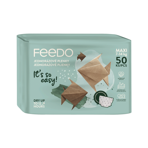 FEEDO Pleny jednorázové Maxi (od 7 do 14 kg), 50 ks