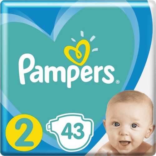 Plenky New Baby-Dry 2 MINI 4-8kg 43ks Pampers