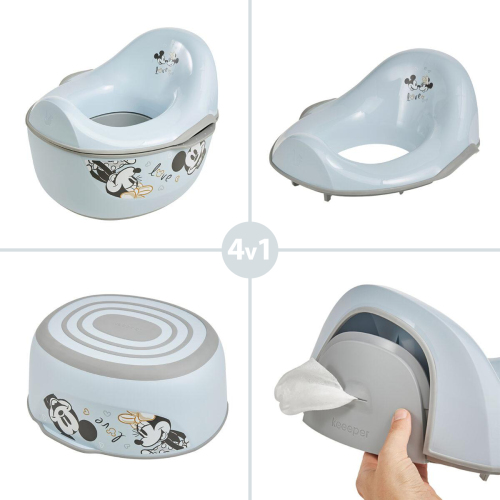 Dětský nočník  4v1 "Mickey", Modrá