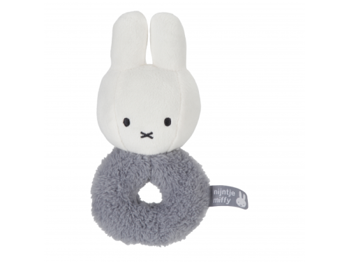 Chrastítko králíček Miffy Fluffy Blue