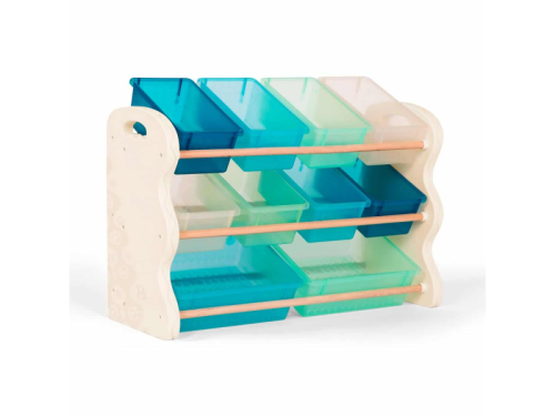 Organizér na hračky s ukládacími boxy