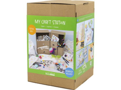 Kreativní sada Maxi box se zásuvkami Dekorování textilu