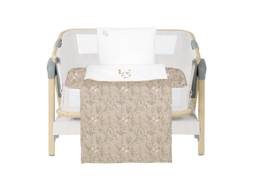 Ložní sada s povlečením 3ks do postýlky 50x85 cm Secret Garden Beige
