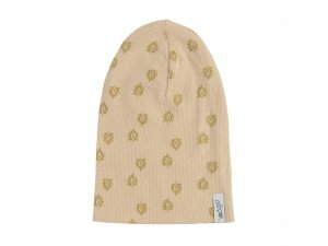 LODGER Beanie Print Rib Linen 6 - 12 měsíců