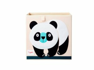 3 SPROUTS Úložný box Panda Black