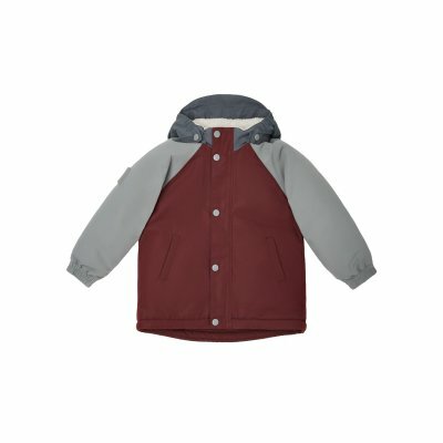 LEOKID Zimní bunda Color Block Redwood vel. 12 - 18 měsíců (vel. 80)