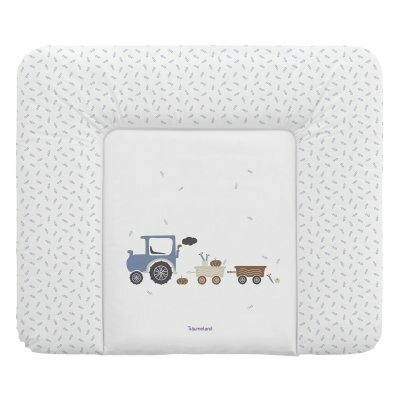 TRÄUMELAND přebalovací podložka Little Farm Blau 75 x 85 cm