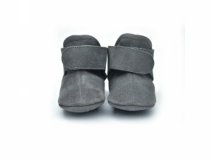 LODGER Walker Leather Basic Dark Grey 3 - 6 měsíců