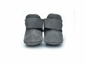 LODGER Walker Leather Basic Dark Grey 12 - 15 měsíců