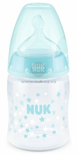 NUK FC+ láhev s kontrolou teploty, 150 ml tyrkysová