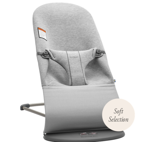 Lehátko Babybjorn Balance Bliss Light Grey 3D Jersey Soft Collection