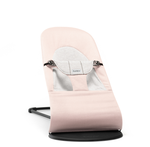 Lehátko Babybjorn Balance Soft Light Pink /Grey cotton Jersey