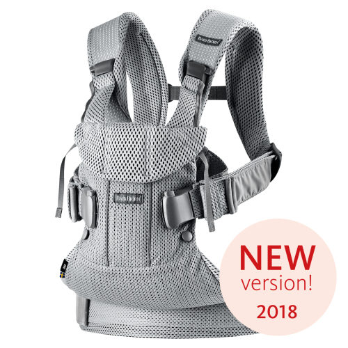 Ergonomické nosítko Babybjorn ONE Silver 3D Mesh 2018