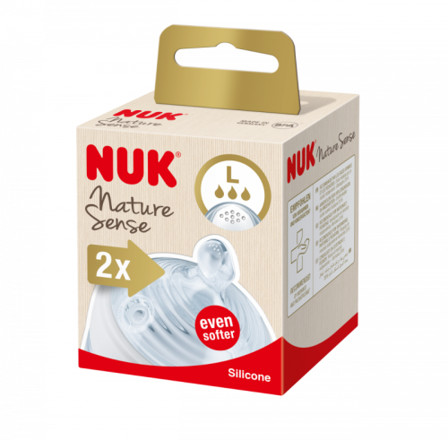 NUK Nature Sense savička vel L, 2 ks