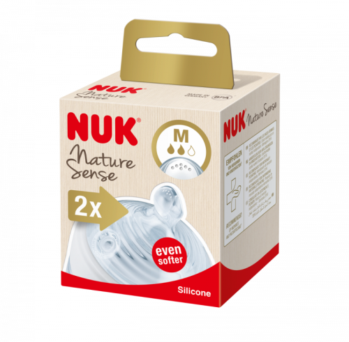 NUK Nature Sense savička vel M, 2 ks