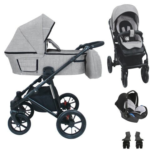DORJAN KOČÁREK DREAM + AUTOSEDAČKA 3V1 2023 - DD01 GREY