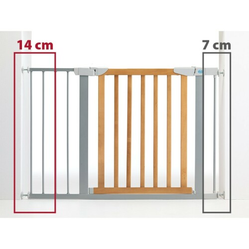 Bezpečnostní zábrana - rozšíření šedá 14 cm