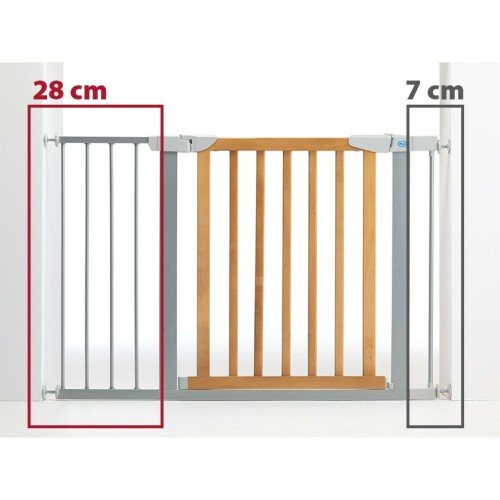 Bezpečnostní zábrana - rozšíření šedá 28 cm