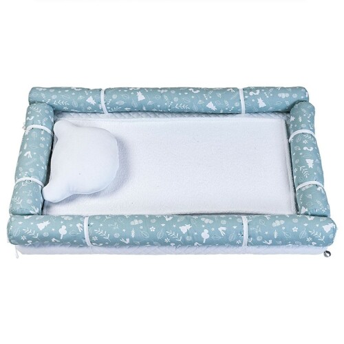 PICCI Malá přebalovací podložka OZZY zelené moře