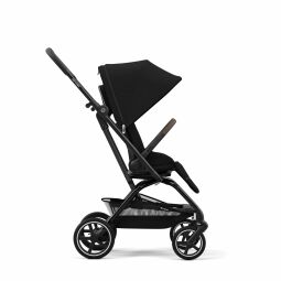 Sportovní kočárek cybex Eezy S Twist + 2 black leather Moon Black