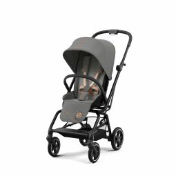 Sportovní kočárek cybex Eezy S Twist + 2 black leather Lava grey/Mid Grey