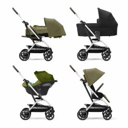 Sportovní kočárek cybex Eezy S Twist + 2 silver Nature Green