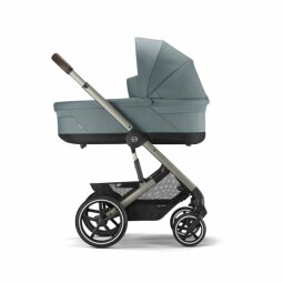 Kočárek CYBEX Balios S Lux + Cot S Lux Sky Blue Taupe Frame