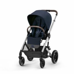 Kočárek CYBEX Balios S Lux + Cot S Lux Ocean Blue Silver Frame