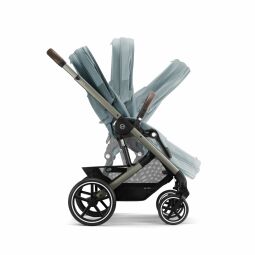 Kočárek CYBEX Balios S Lux + Cot S Lux Sky Blue Taupe Frame