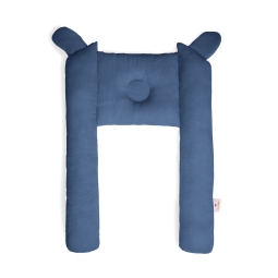 Mušelínové hnízdečko Maceshka do korby indigo